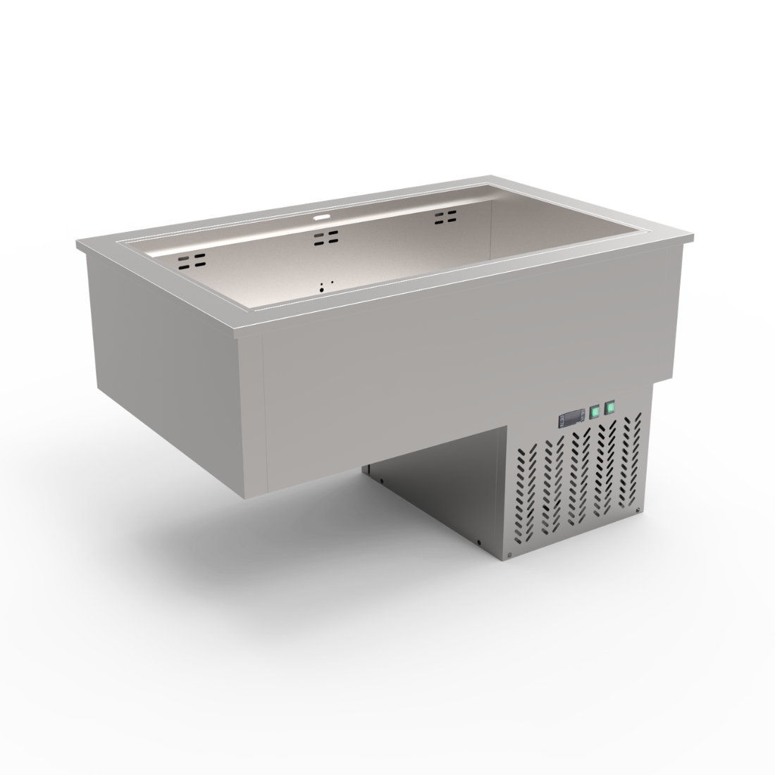 Thermaster 3—GN 1/1 Capacity Ventilated Static Cold Bain Marie Trays - GN3-VA