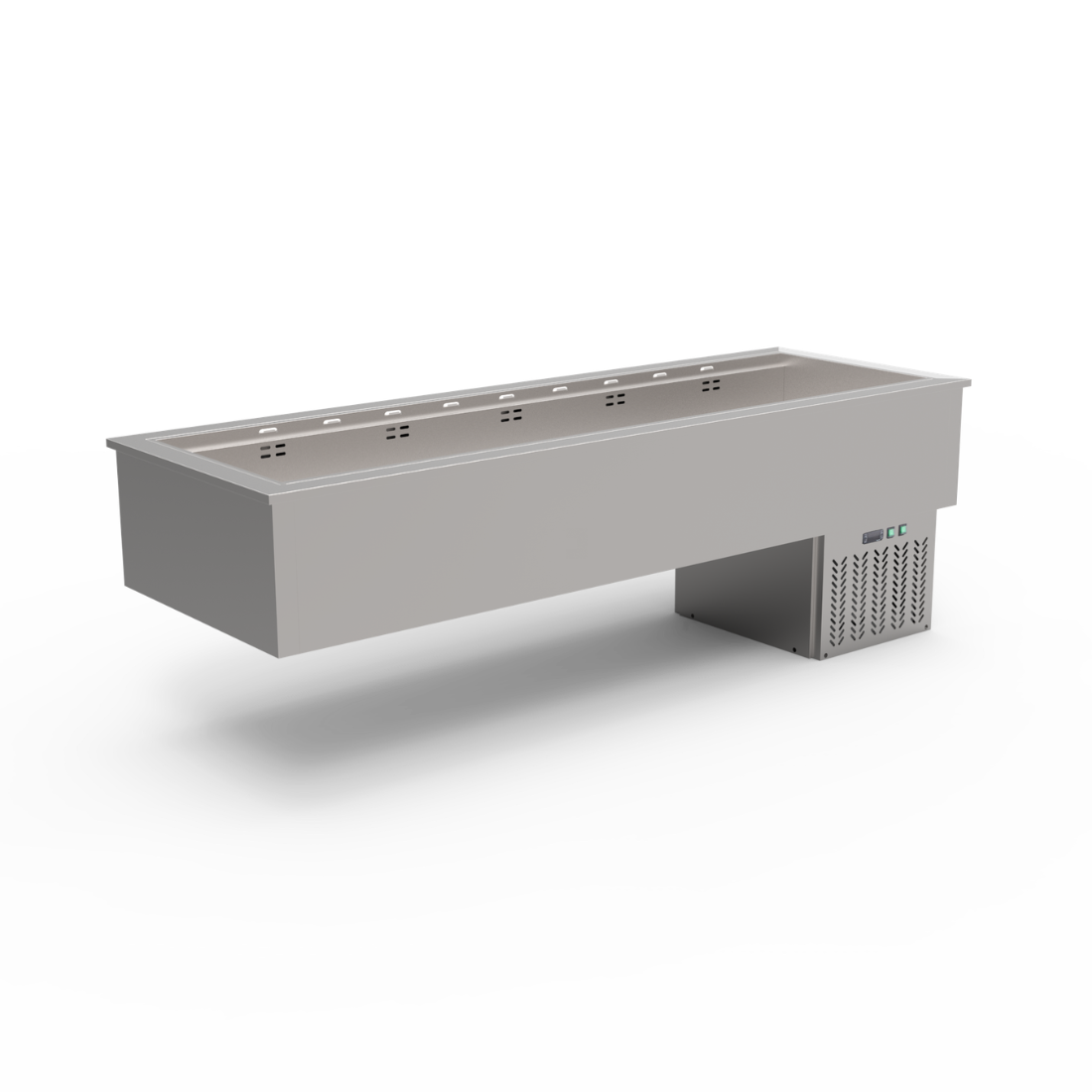 Thermaster 6—GN 1/1 Capacity Ventilated Static Cold Bain Marie Trays - GN6-VA