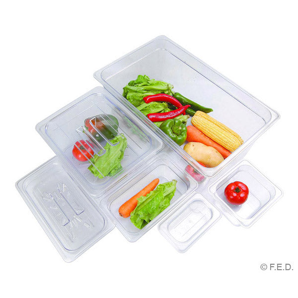 Modular System Clear Poly Gastronorm Pan 1/1 GN — 65 mm - JW-P112 (1 Pack)