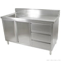 Modular System Cabinet With Left Sink - SC-7-1800L-H