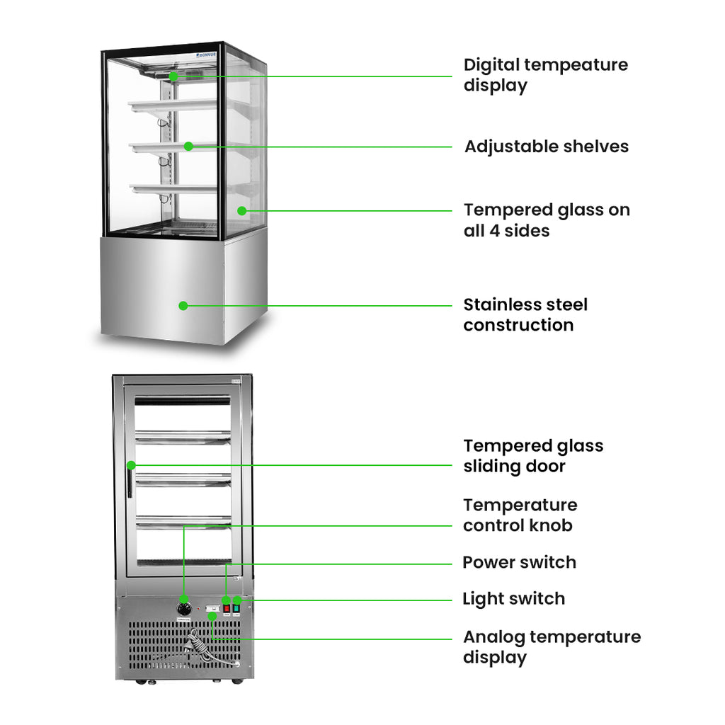 Bonvue Heated Display Cabinet - H-SF820V