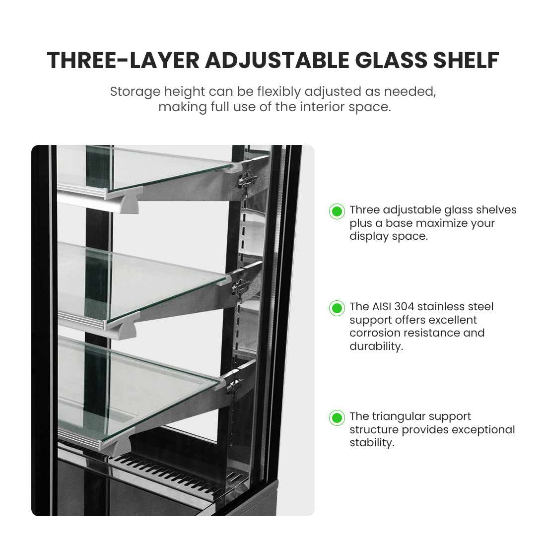 Bonvue Heated Display Cabinet - H-SF820V