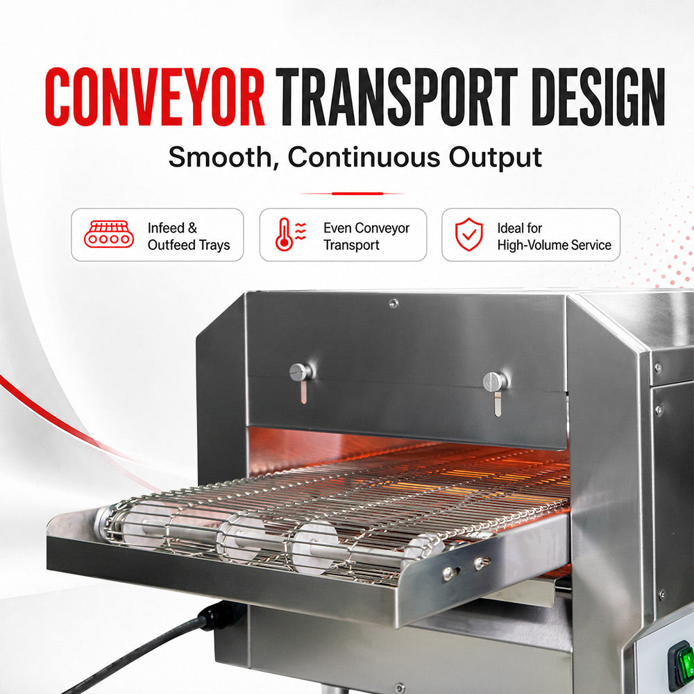 BakerMax Electric Conveyor Pizza Ovens - HX-14EP