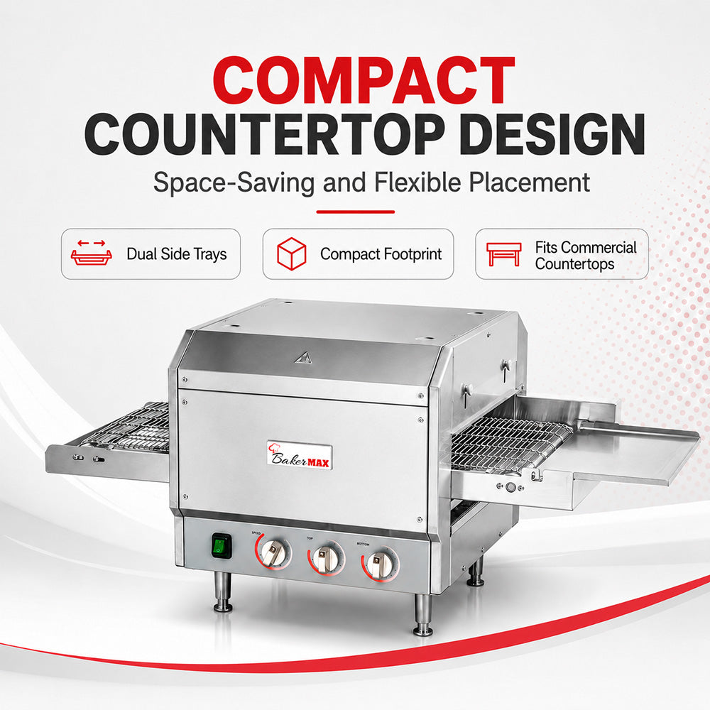 BakerMax Electric Conveyor Pizza Ovens - HX-14EP