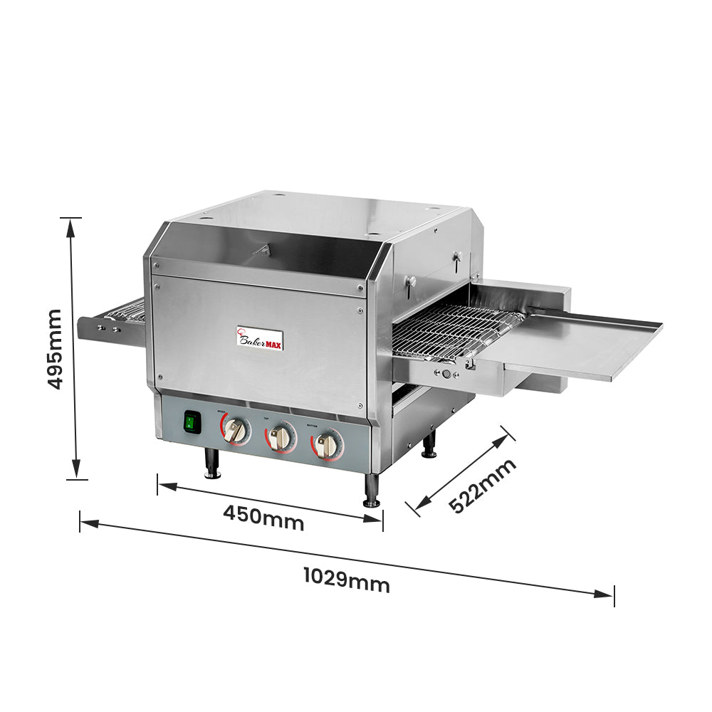 BakerMax Electric Conveyor Pizza Ovens - HX-14EP