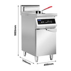 Electmax 700 Series Induction Single Fryer with Splashback - IFS7-30L