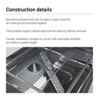 Fagor iNova Concept Pass-Through Dishwasher - WHC-502TBD
