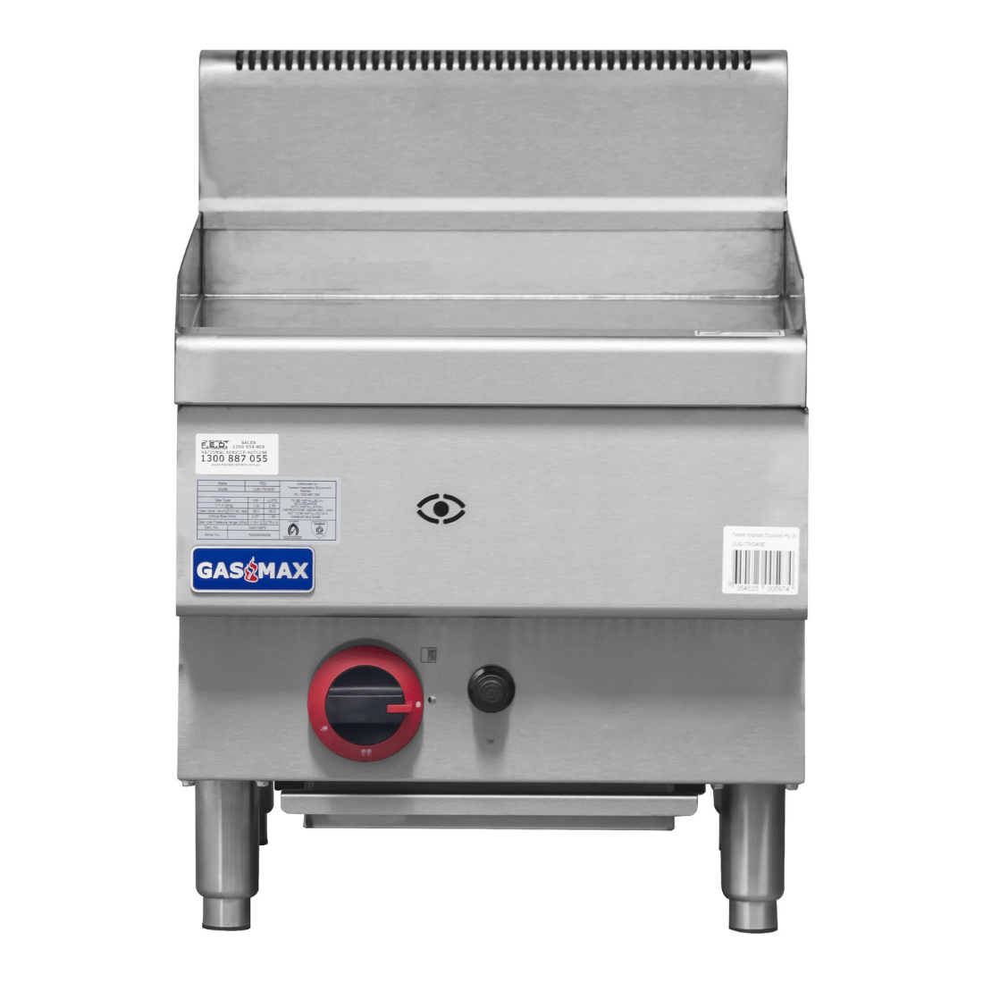 GASMAX Benchtop Single Burner Griddle - JUS-TRG40E