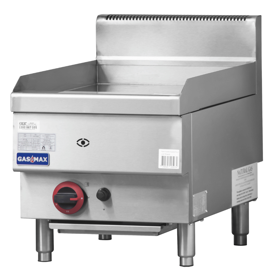 GASMAX Benchtop Single Burner Griddle - JUS-TRG40E