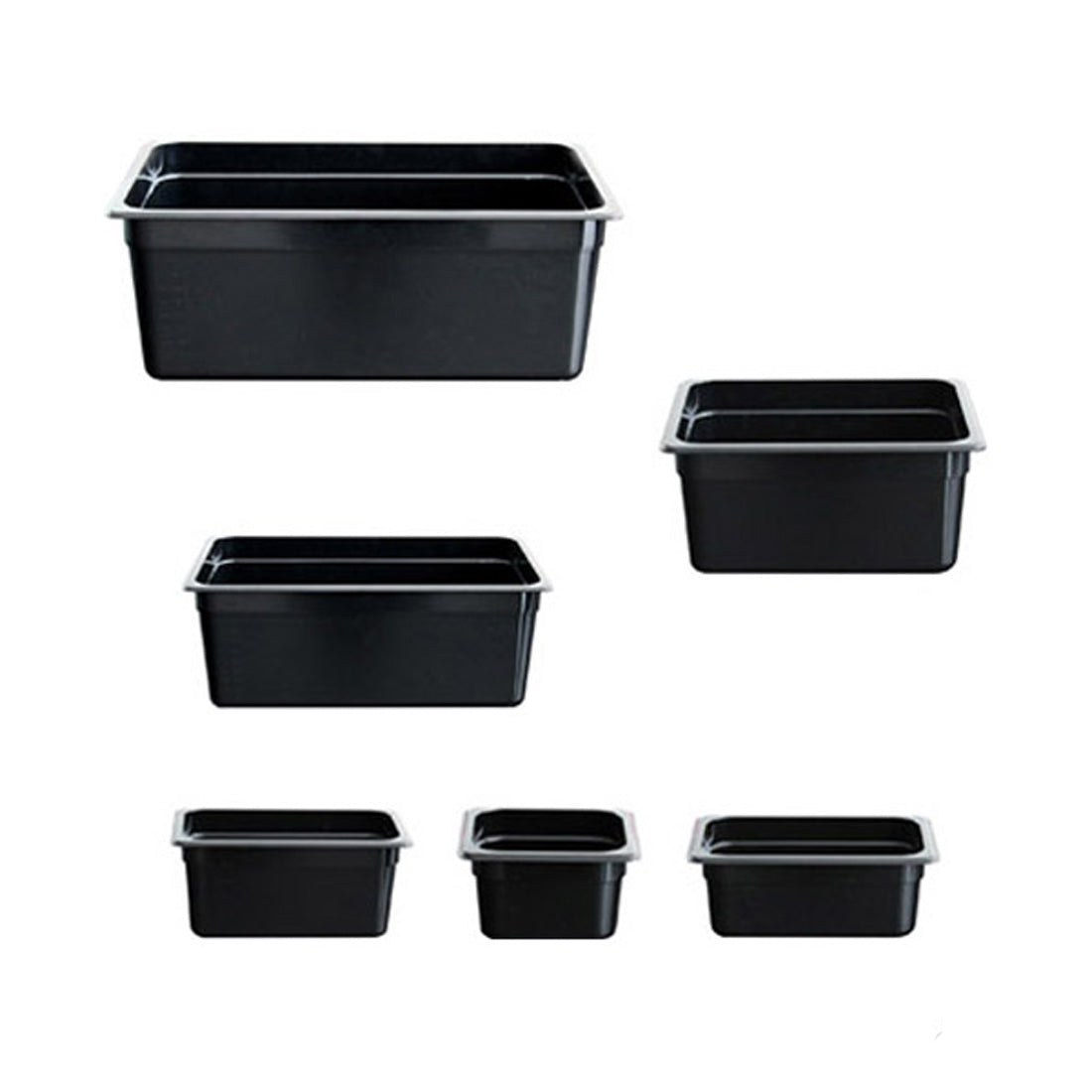 Modular System Black Poly 1/9 x 100 mm Gastronorm Pan JW-P194B