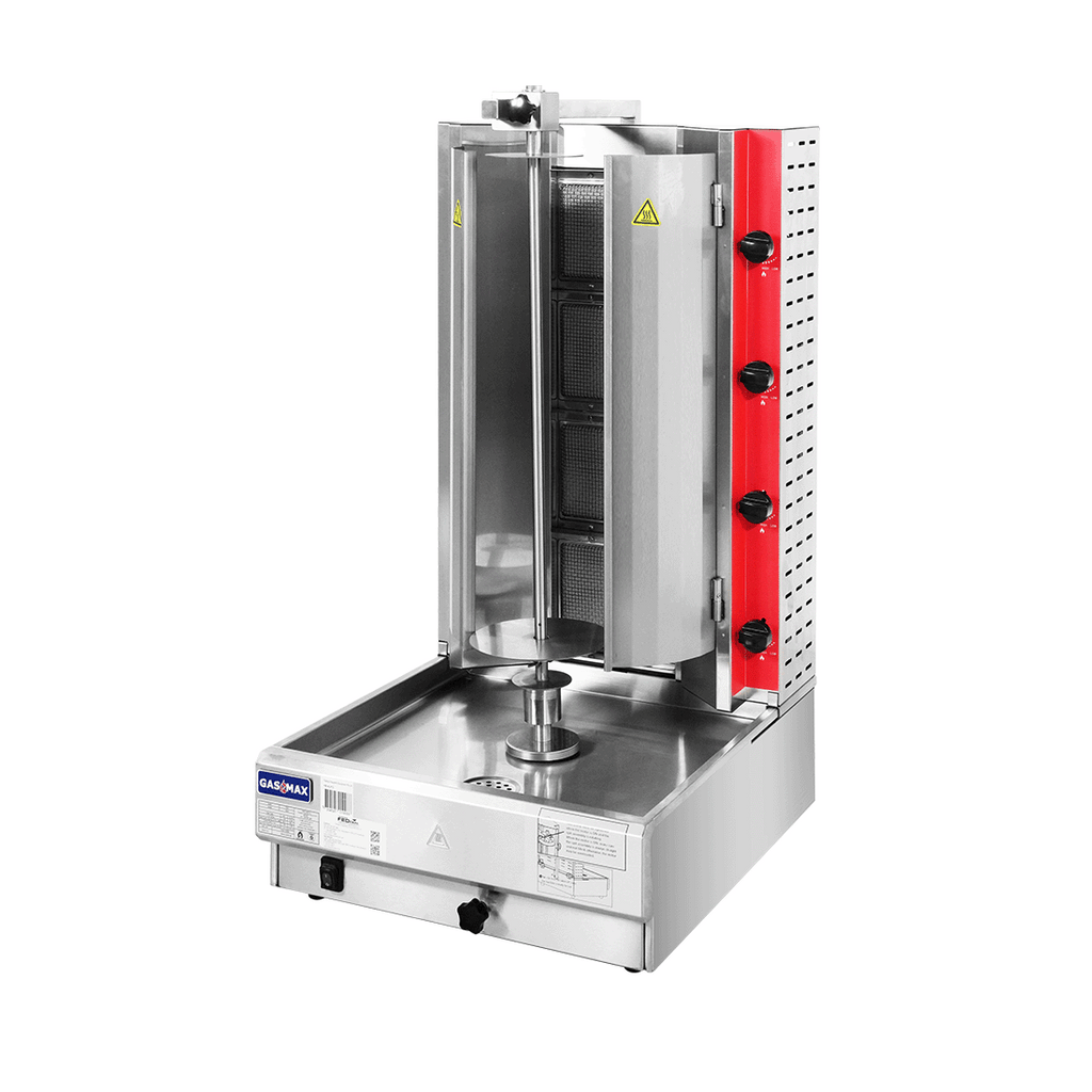 Gasmax Semi-automatic 4 Burner LPG Kebab Machine - KB-4LPG