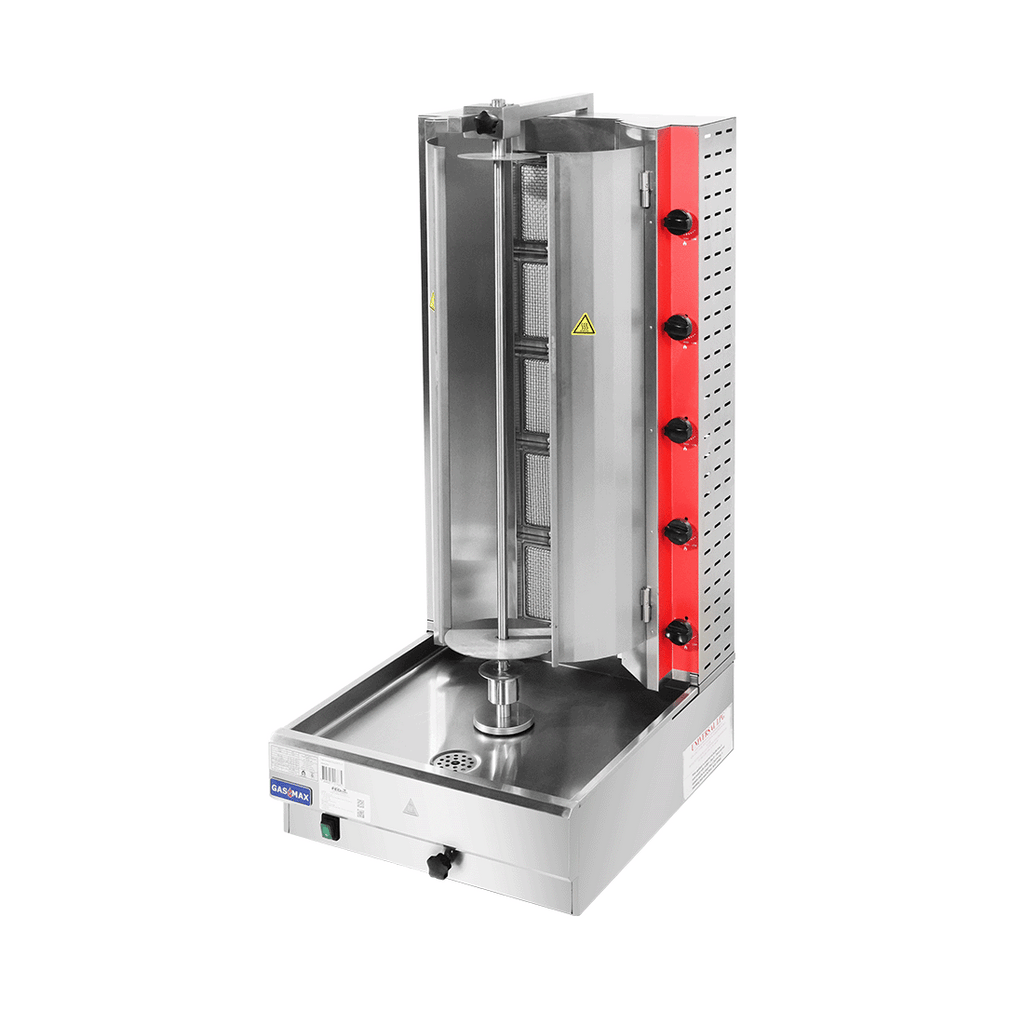 Gasmax Semi-automatic 5 Burner LPG Kebab Machine - KB-5LPG