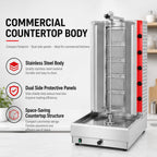 Gasmax Semi-automatic 5 Burner NG Kebab Machine - KB-5