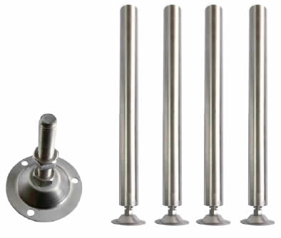 LEG WITH DISK FEET FL01 (ONLY 1 Piece Cost)