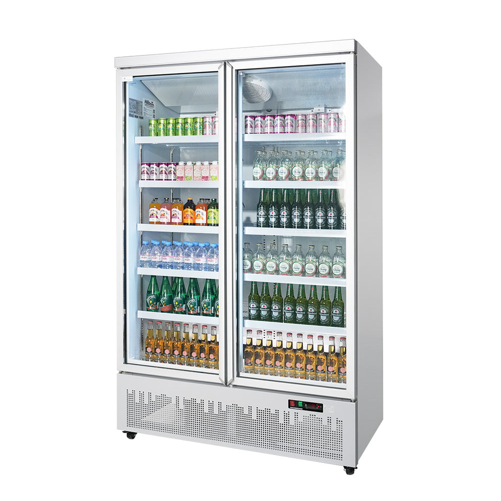 Thermaster Double Door Supermarket Fridge - LG-1000GBM