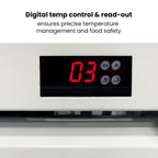 Thermaster Colourbond Upright Beverage Fridge 2 Doors White - LG-1000P