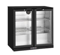 Thermaster Under Bench double Heated Glass Doors Bar Fridge/Cooler with heater switch - LG-208TD