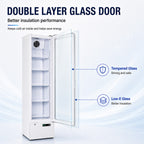 Thermaster SlimFit Upright Glass Door Beverage Fridge - LG166FA