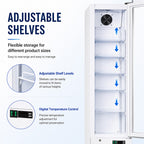 Thermaster SlimFit Upright Glass Door Beverage Fridge - LG166FA