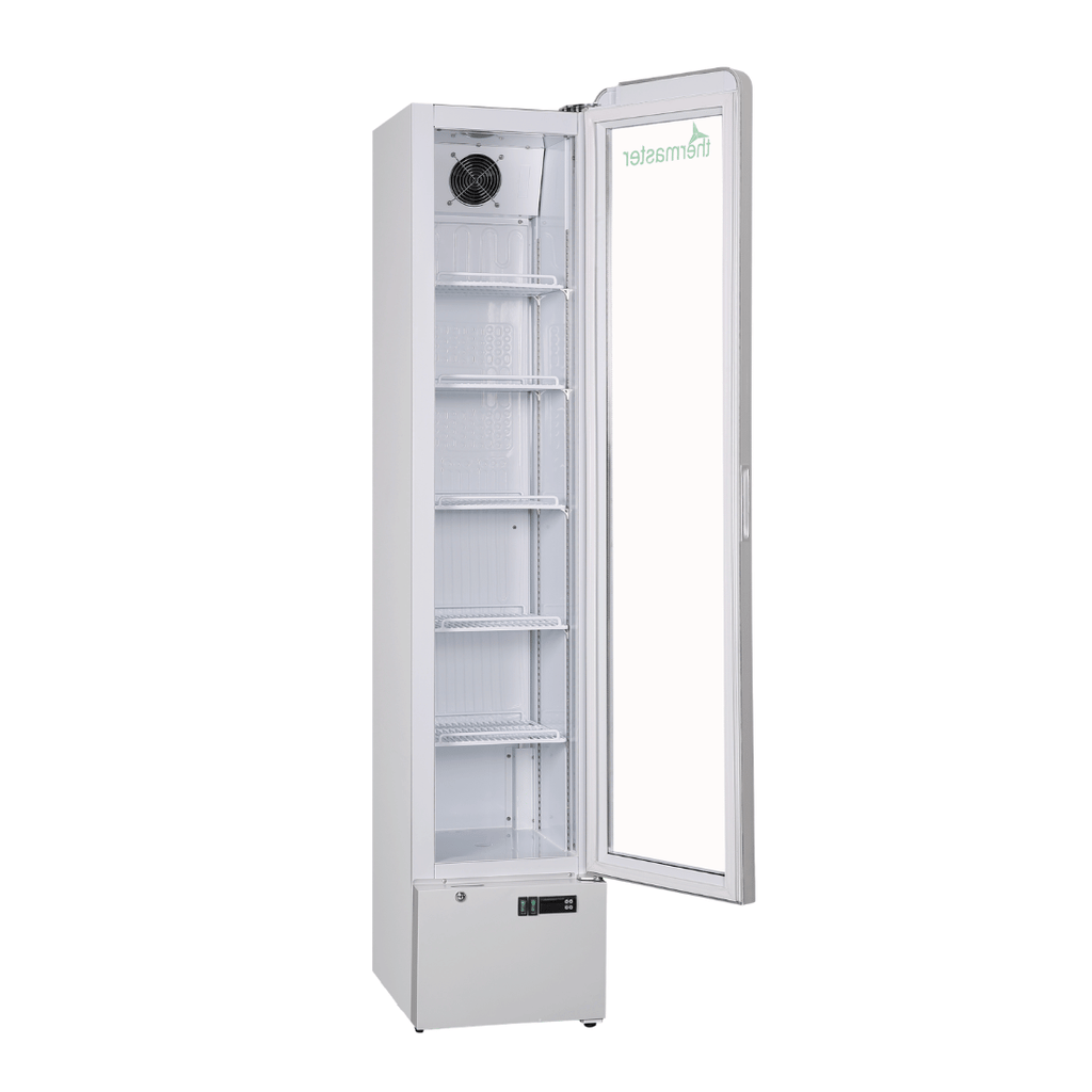 Thermaster SlimFit Upright Glass Door Beverage Fridge - LG166FA