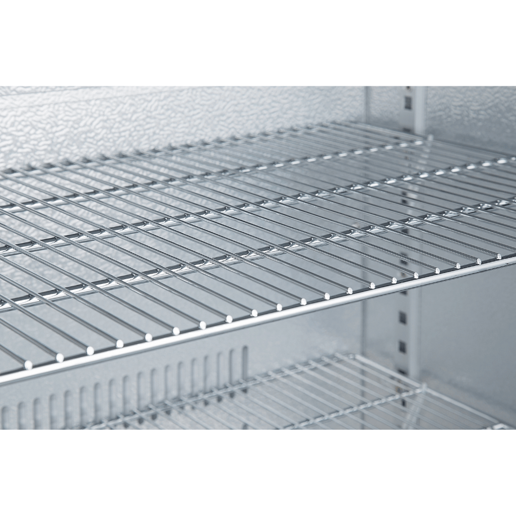 Thermaster Under Bench double Heated Glass Doors Bar Fridge/Cooler with heater switch - LG-208TD