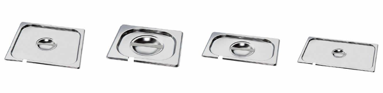 STAINLESS STEEL LIDS WITH CUT FOR SPOON 530 162 P24000