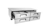 CHEF BASE 4 DRAWERS 1840 MM FRIDGE MGF8453