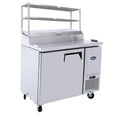1 DOOR PIZZA PREP TABLE FRIDGE WITH OVER SHELF MPF8201OS