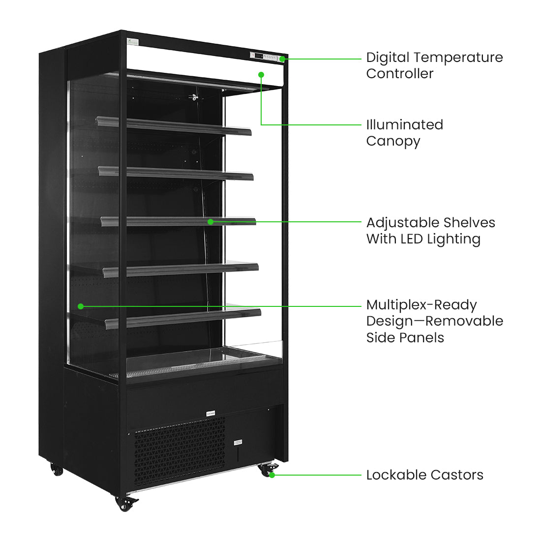 Thermaster Supermarket Open Beverage Display - OC-915B