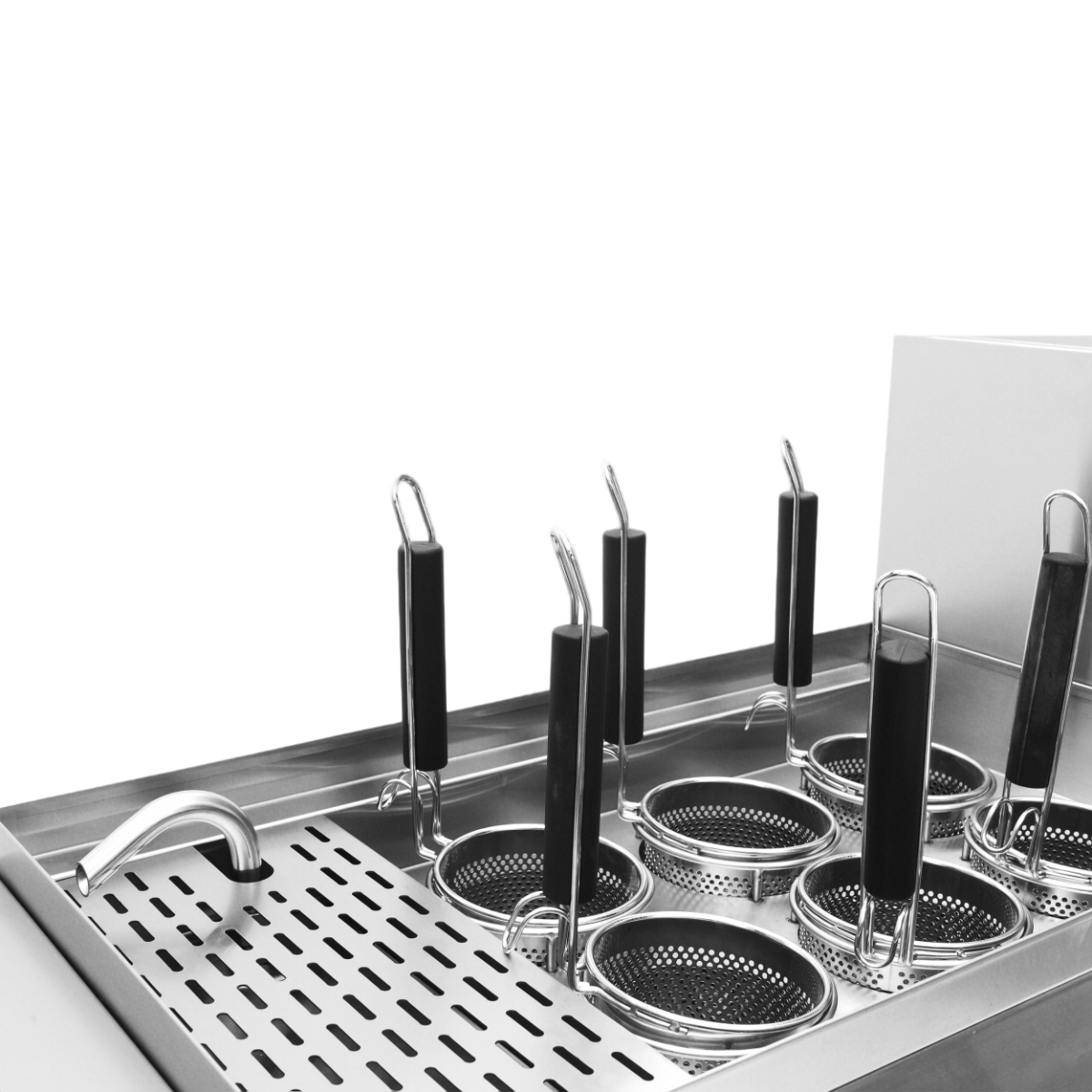 Gasmax V Pan Natural Gas 6 Baskets Pasta and Noodle Cooker PC150-6