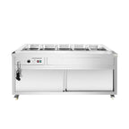 Thermaster Premium Wet and Dry Bain Marie Food Display 5x1/1 GN Pans - PG180FE-XB
