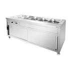 Thermaster Premium Wet and Dry Bain Marie Food Display 5x1/1 GN Pans - PG180FE-XB