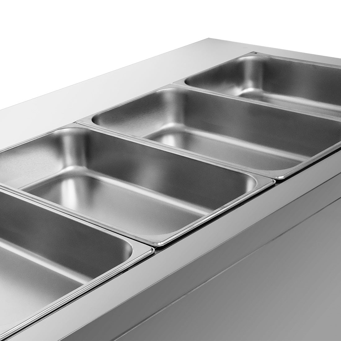 Thermaster Premium Wet and Dry Bain Marie Food Display 5x1/1 GN Pans - PG180FE-XB