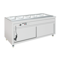 Thermaster Premium Wet and Dry Bain Marie Food Display 5x1/1 GN Pans - PG180FE-XB