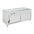 Thermaster Premium Wet and Dry Bain Marie Food Display 5x1/1 GN Pans - PG180FE-XB