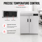 Elementry Stainless Steel Double Cabinet Plate Warmer 120 Plates - PW-DE