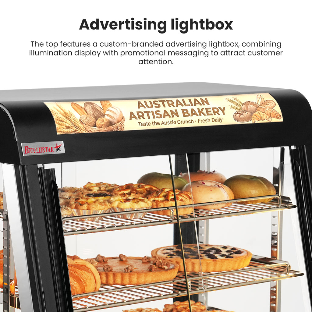 Benchstar Pie Warmer & Hot Food Display - PW-RT/660/TGE