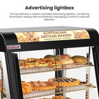 Benchstar Pie Warmer & Hot Food Display - PW-RT/660/TGE