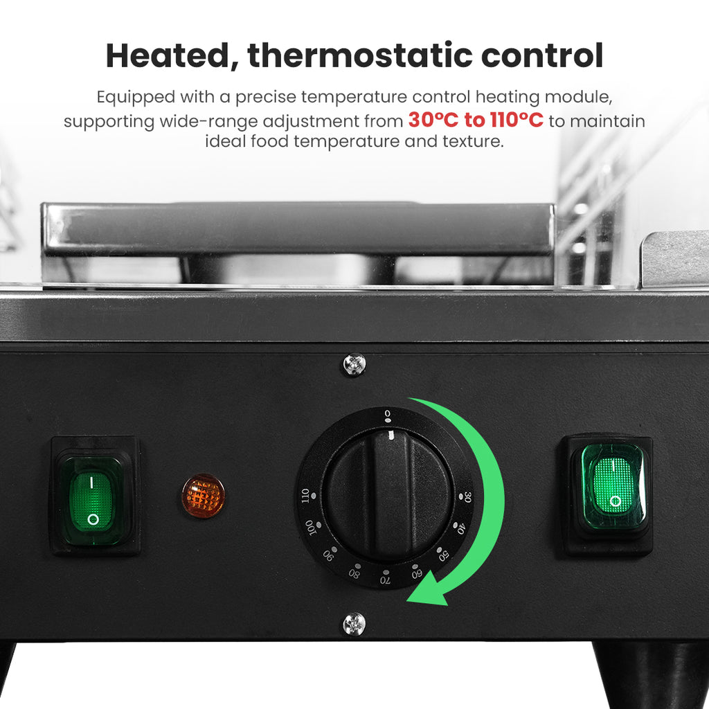 Benchstar Pie Warmer & Hot Food Display - PW-RT/900/1E - 900x490x610mm