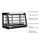 Benchstar Pie Warmer & Hot Food Display - PW-RT/900/1E - 900x490x610mm