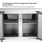 Thermaster three door DELUXE Pizza Prep Bench - PWB180
