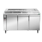 Thermaster PWB150 three door DELUXE Pizza Prep Bench