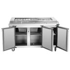 Thermaster PWB150 three door DELUXE Pizza Prep Bench