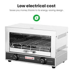 Benchstar Single infrared quartz element salamander griller toaster and timer - QT-1
