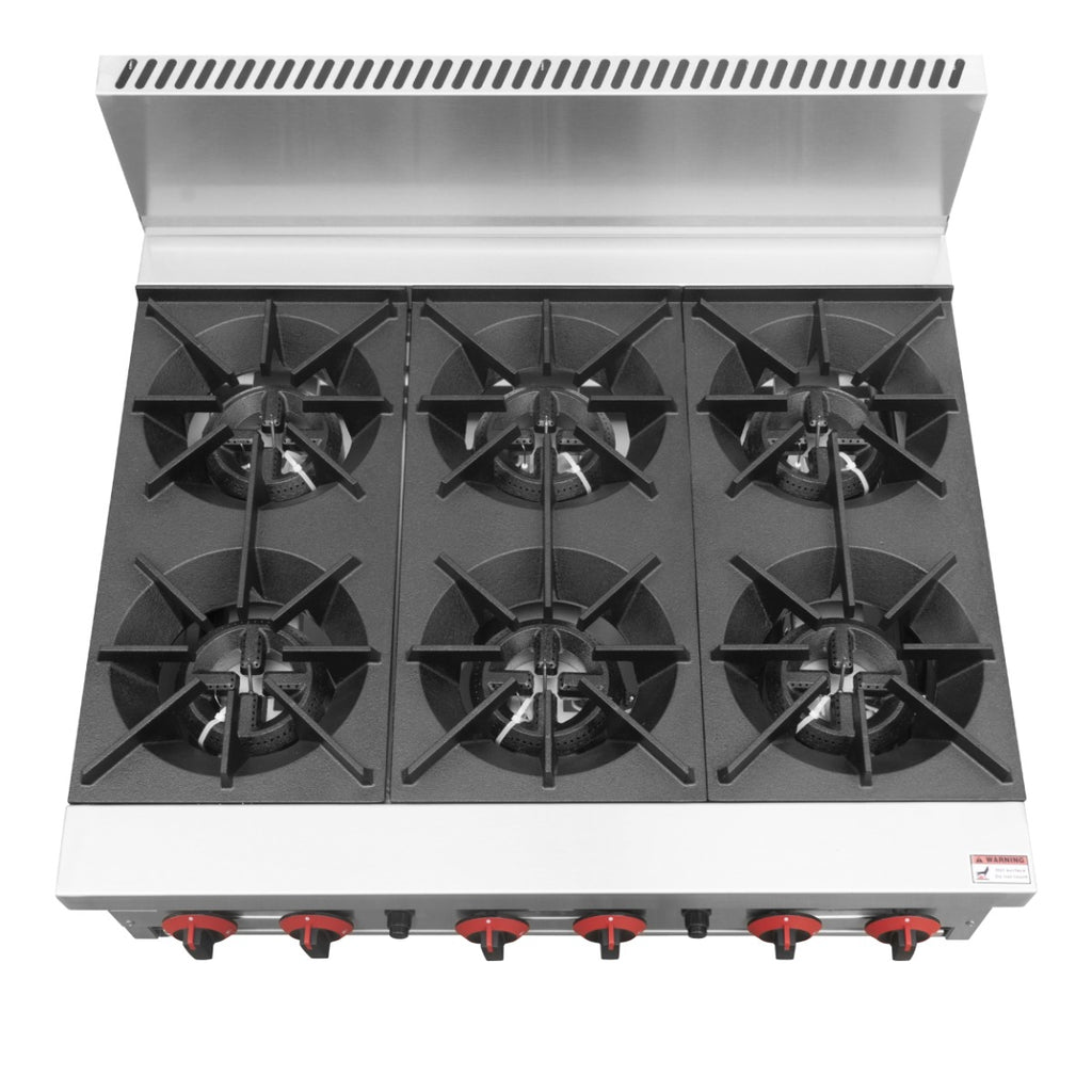 Gasmax Gas 6 Burner Cook Top RB-6ELPG