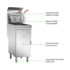 GasMax Superfast LPG Gas Tube Fryer - RC300ELPG