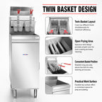 GasMax Superfast LPG Gas Tube Fryer - RC300ELPG