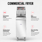 GasMax Superfast Natural Gas Tube Fryer - RC400E