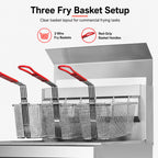 GasMax Superfast LPG Gas Tube Fryer - RC500ELPG