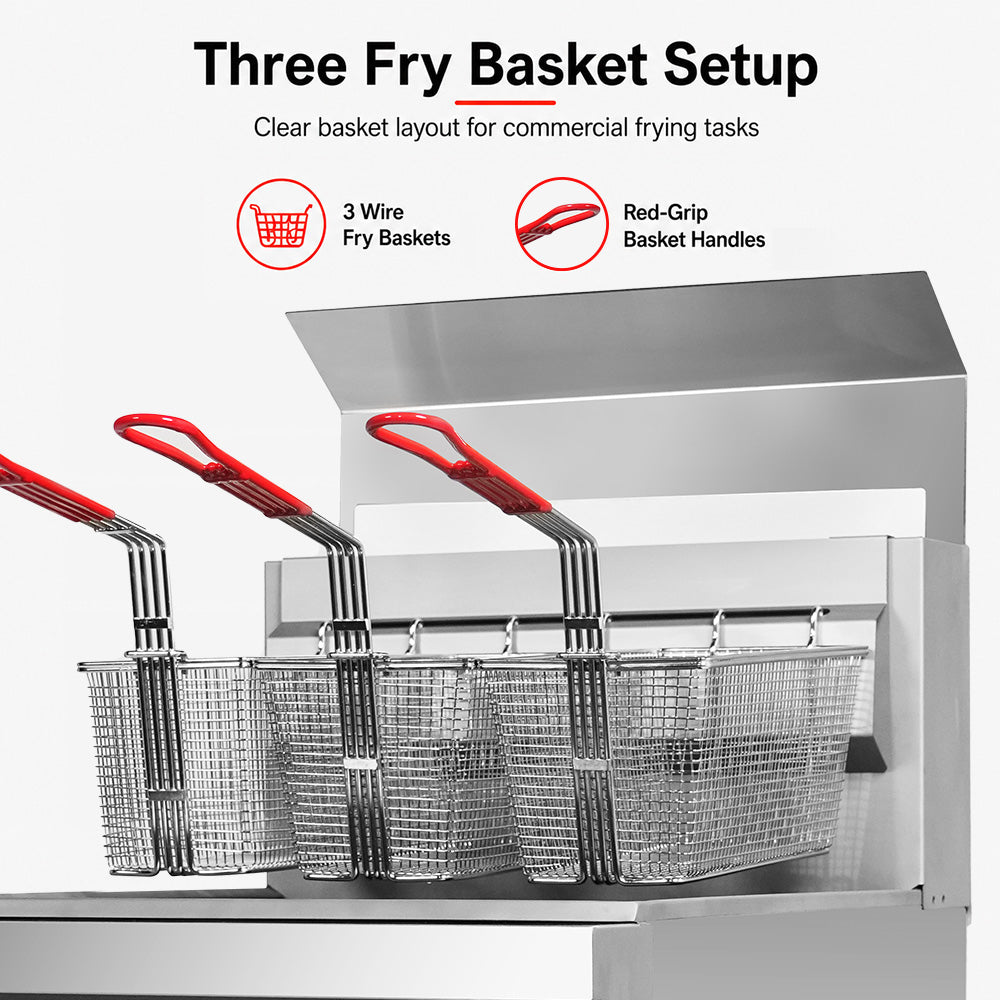 GasMax Superfast LPG Gas Tube Fryer - RC500ELPG